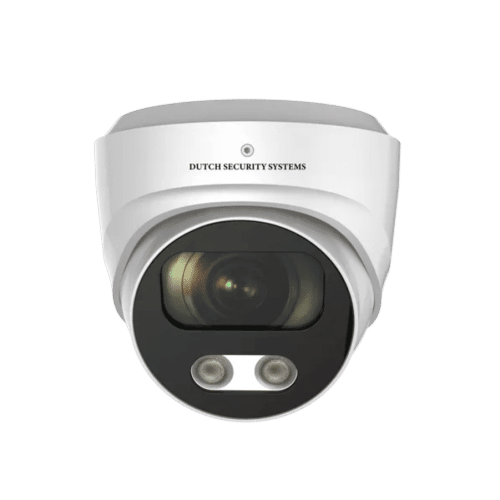 Draadloze beveiligingscamera - Dome camera - UltraHD 4K - Sony 8MP - Wit