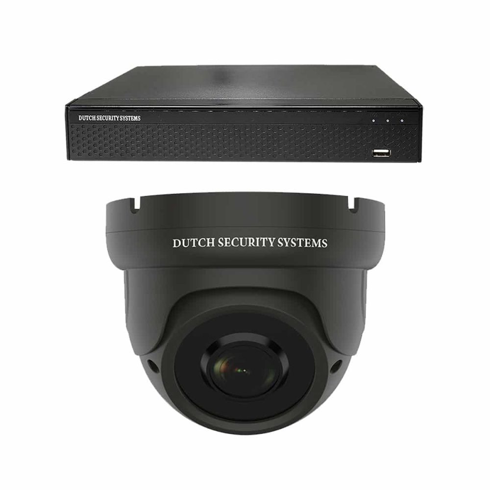 Beveiligingscamera set - 1x Dome camera - QHD 2K - Sony 5MP - Zwart