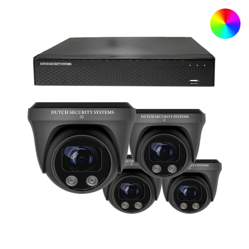 beveiligingscamera-set-4-full-colour-4k-zwart