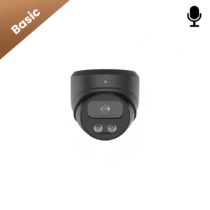 een losse basic dome beveiligingscamera in het zwart. vergroot uw camera beveiliging.