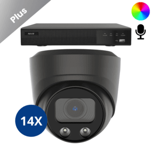 een volledige complete set met 14 AI-ISP Full Color camera's. Hier is alles bijgevoegd voor wat u nodig heeft om het systeem direct aan te kunnen sluiten en direct te laten werken. plug en play.