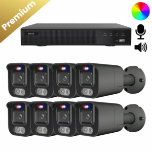 met de premium bullet beveiligingscamera Dual Light Two-Way Audio 8MP krijg je haarscherpe Ultra HD 4K beelden met een uitzonderlijke beeldkwaliteit. De camera biedt 24/7 kleurenweergave, zodat je zelfs 's nachts kunt genieten van helder beeld in alle lichtomstandigheden. Dankzij de ingebouwde microfoon en speaker kun je gemakkelijk communiceren met de omgeving, wat extra gemak biedt voor beveiligings- en toegangscontroletoepassingen. De camera is eenvoudig in te stellen, zelfs voor beginners, en vereist geen technische expertise om in werking te stellen."