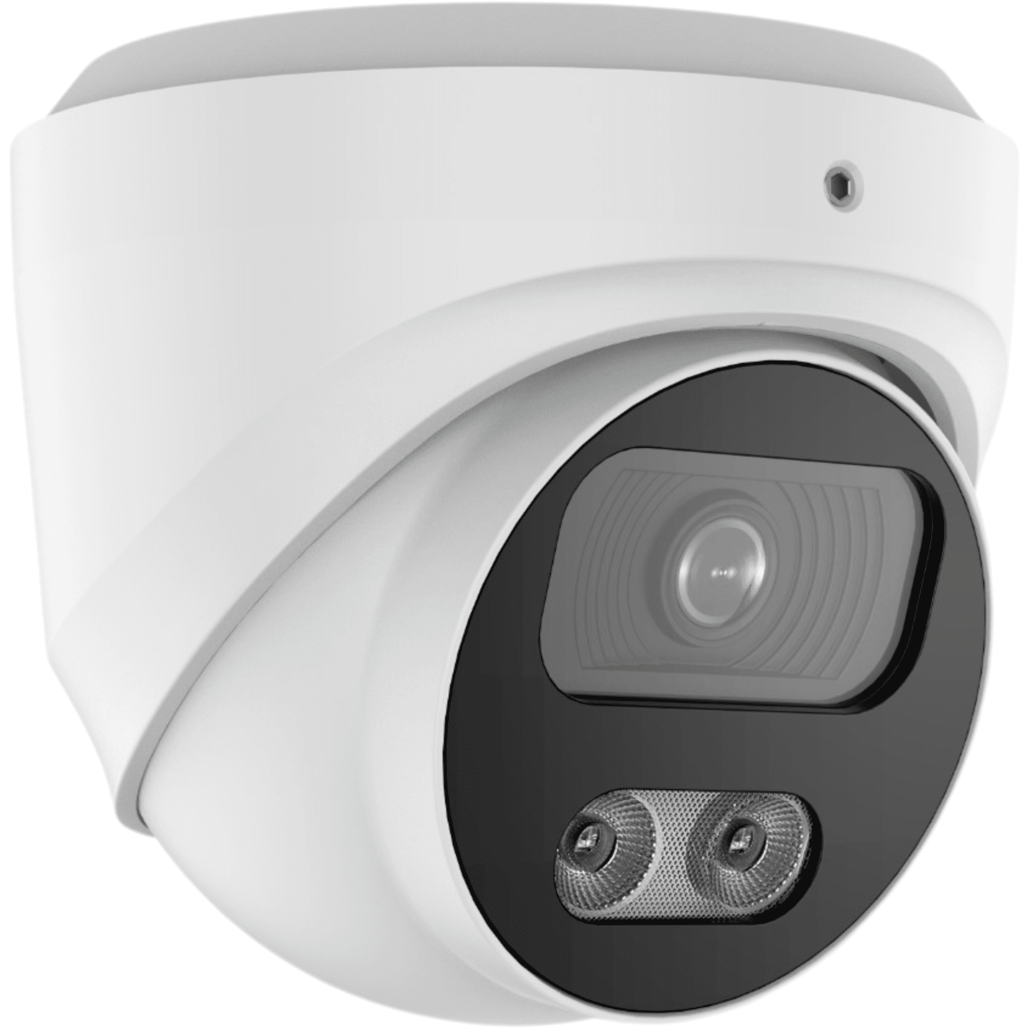 2x draadloze 4k dome camera zwart | beveiligingscamera set