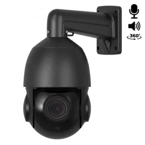Uw huidige Dutch Security System uitbreiden met deze zwarte PTZ dome camera. 360 graden rondkijken, personen volgen. 100 meter inzoomen.